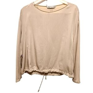 Zara cropped blouse size Xl